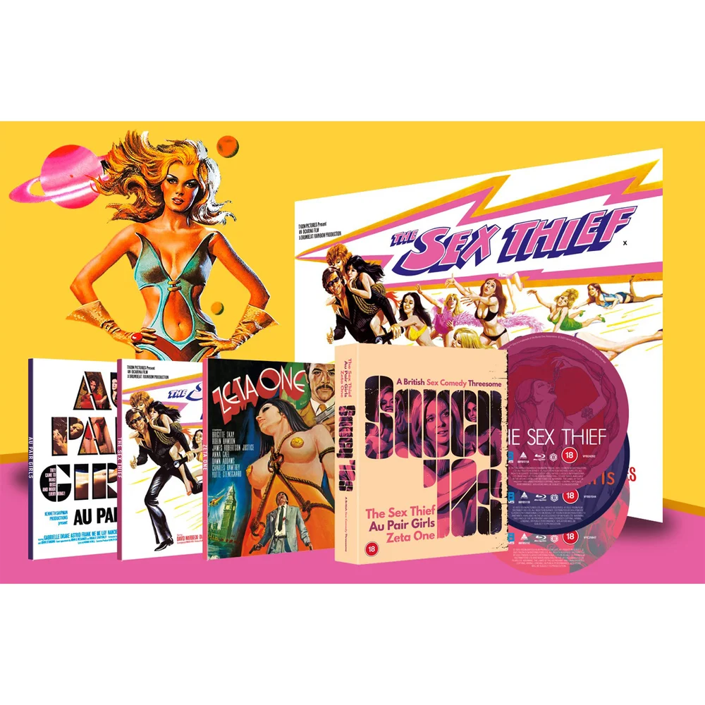 Saucy 70s! - A British Sex Comedy Threesome - Deluxe Collectors Edition Afbeelding 1
