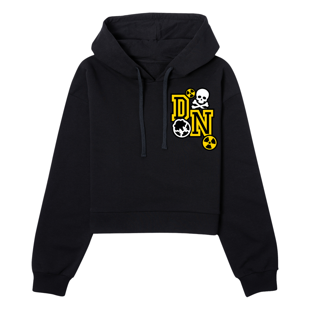 Duke Nukem Women's Cropped Hoodie - Black - XS - Zwart Afbeelding 1