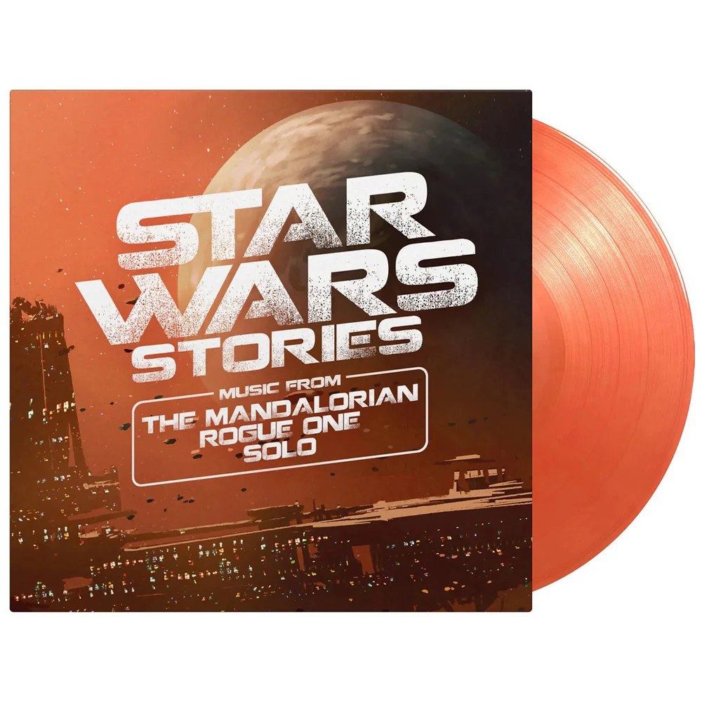 Music On Vinyl - Star Wars Stories: Music From The Mandalorian, Rogue One & Solo 2LP Amber Vinyl Afbeelding 1
