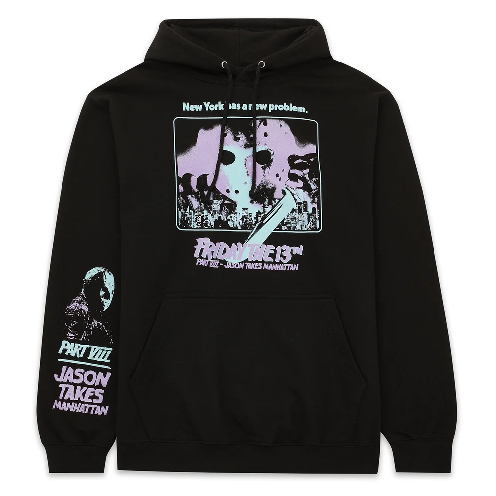 Friday the 13th Jason Takes Manhatten Hoodie - Black - S Afbeelding 1