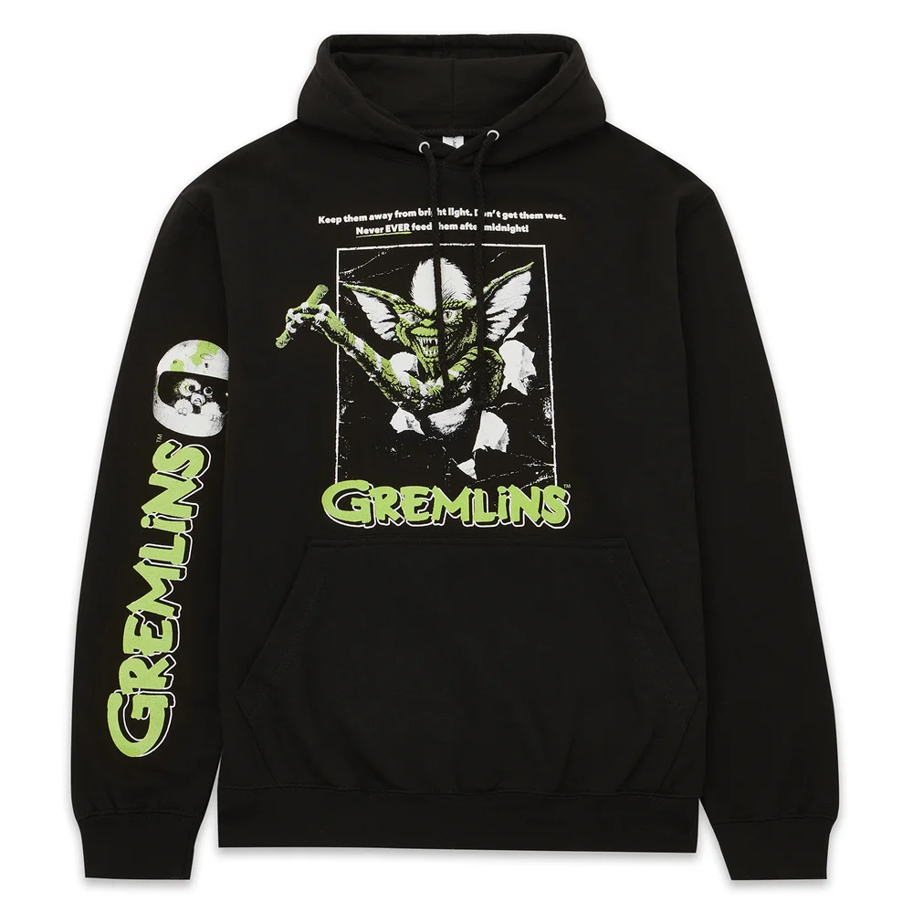Gremlins Stripe Hoodie - Black - S Afbeelding 1