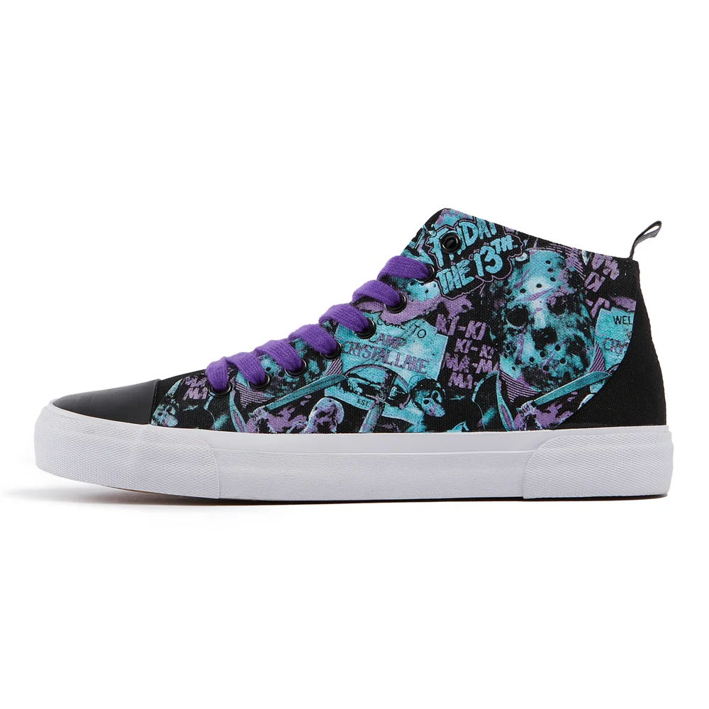 Akedo x Friday The 13th Grindhouse High Top - Black - UK 3 / EU 35.5 / US Men's 3.5 / Women's 5 Afbeelding 1