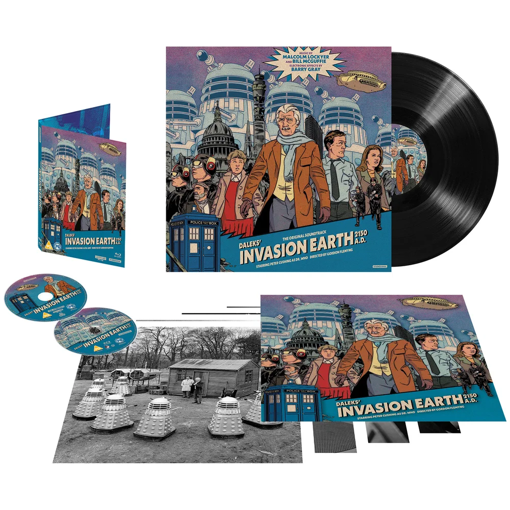 Daleks' Invasion Earth: 2150 A.D. 4K Ultra HD Vinyl Collector's Set Afbeelding 1