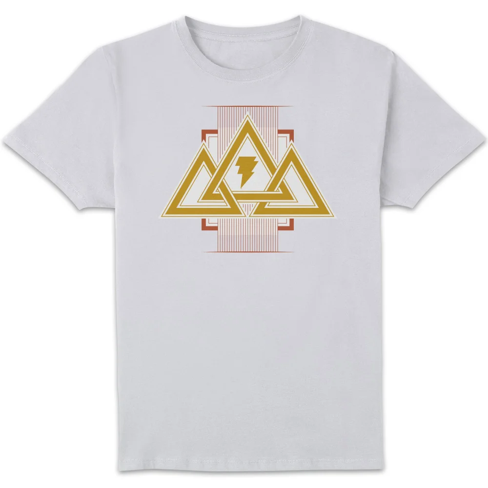 DC Black Adam Tri Force Unisex T-Shirt - White - S Afbeelding 1