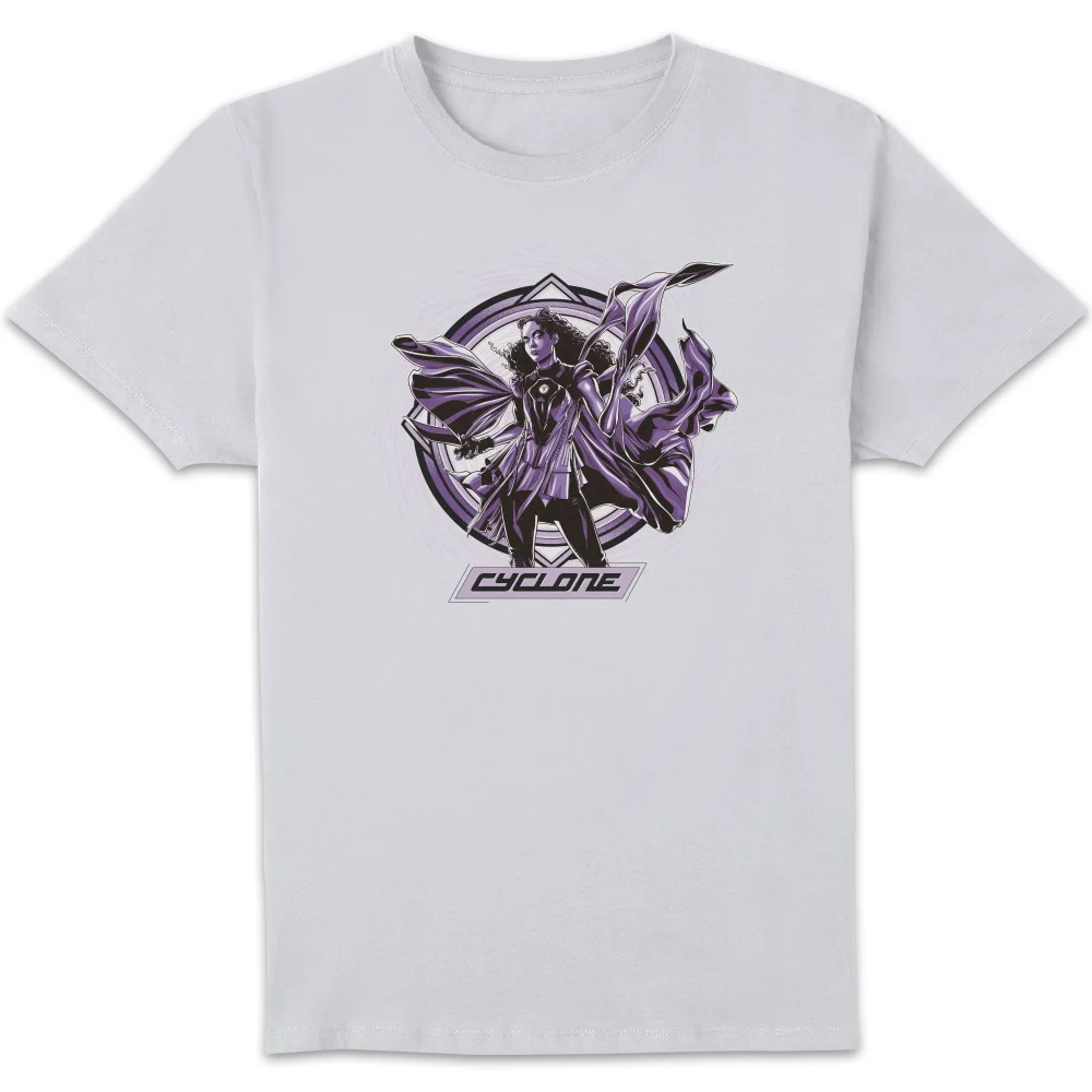 DC Black Adam Cyclone Unisex T-Shirt - White - S Afbeelding 1