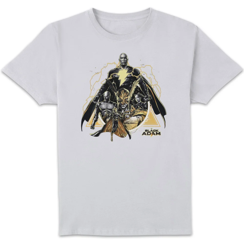 DC Black Adam Characters Unisex T-Shirt - White - S Afbeelding 1