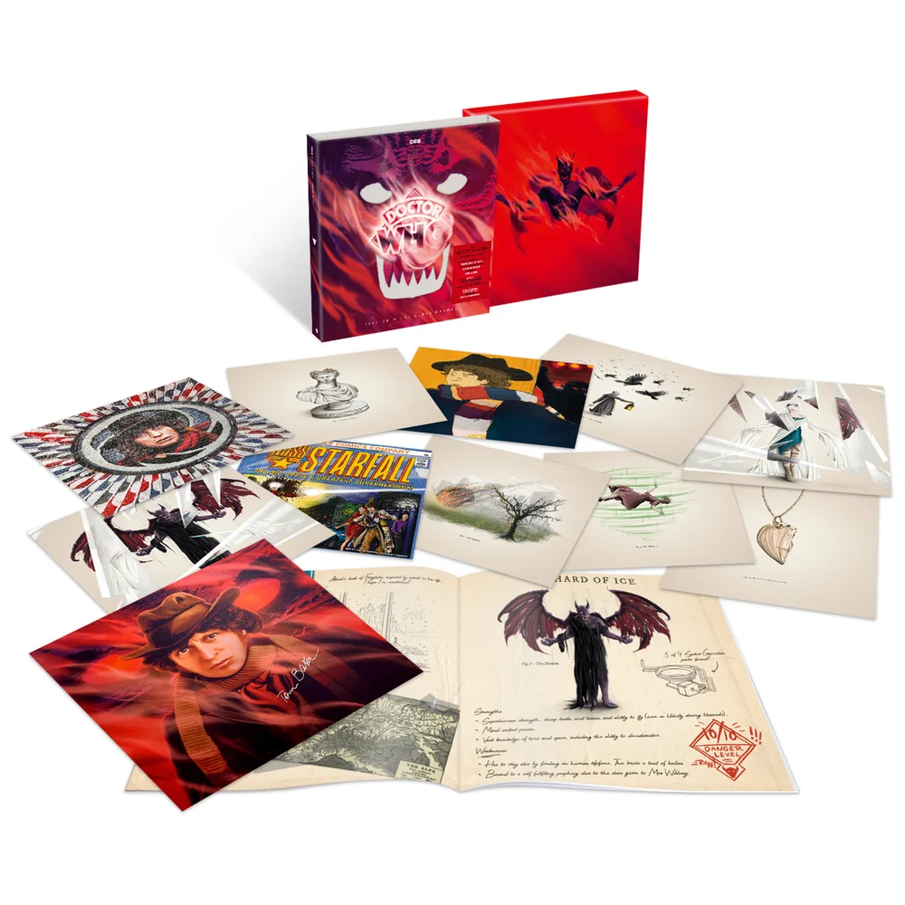 Doctor Who - Demon Quest 140g Red & Black Vinyl (Signed Print Limited Edition) Afbeelding 1