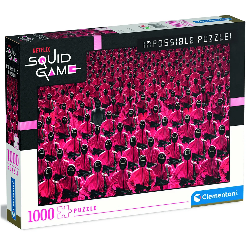 Clementoni 1000pcs Impossibe Puzzle - Squid Games Afbeelding 1