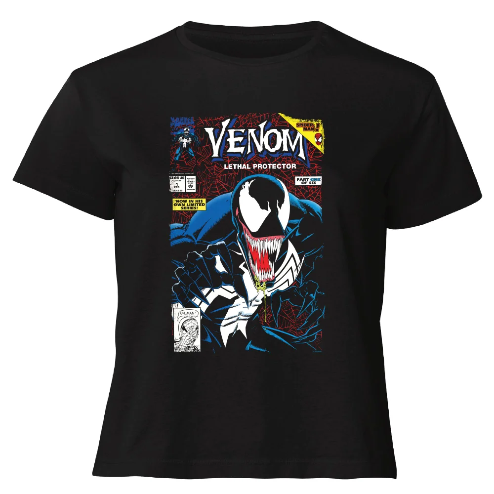 Venom Lethal Protector Women's Cropped T-Shirt - Black - XS Afbeelding 1