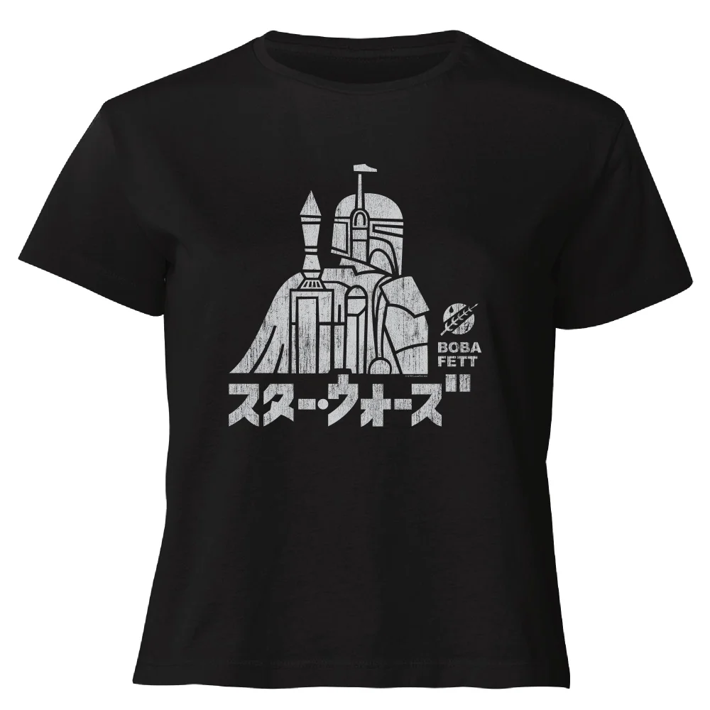 Star Wars Kana Boba Fett Women's Cropped T-Shirt - Black - XS Afbeelding 1