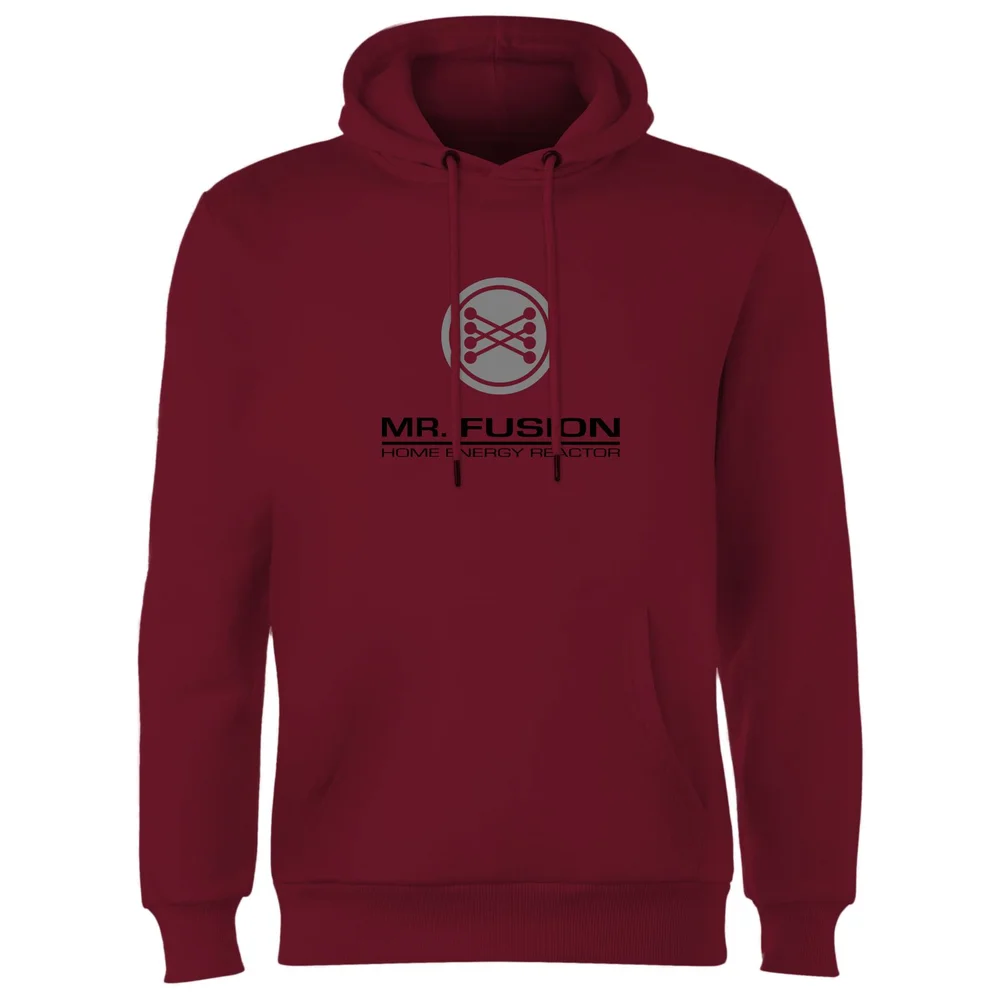 Back To The Future Mr Fusion Hoodie - Burgundy - S Afbeelding 1