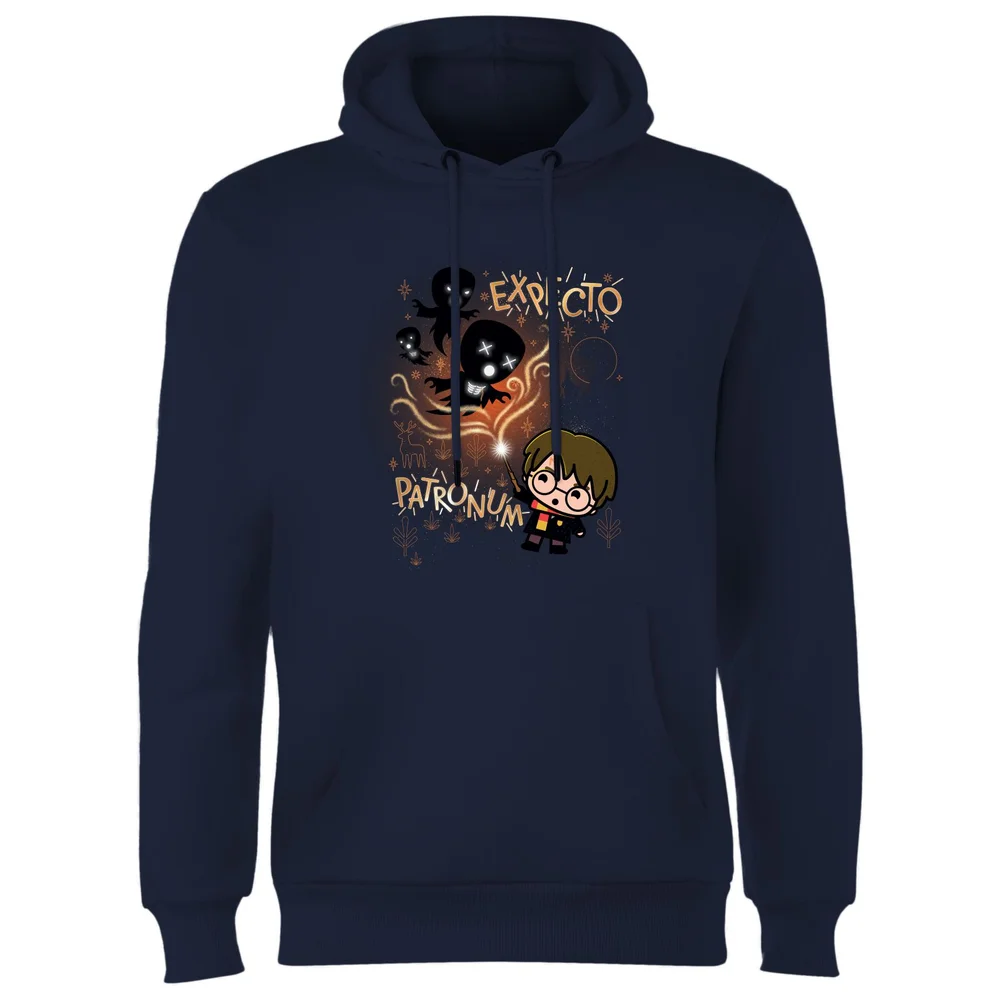 Harry Potter Kids Expecto Patronum Hoodie - Navy - S Afbeelding 1