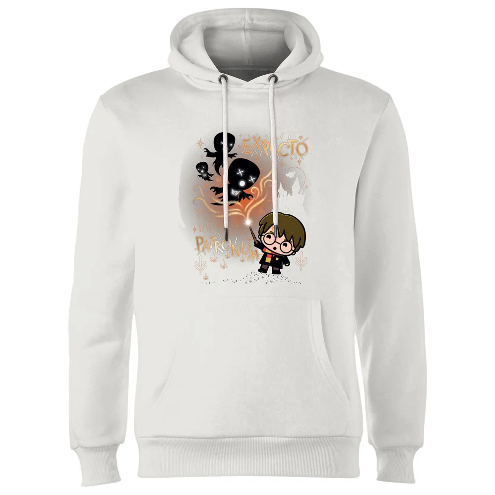 Harry Potter Kids Expecto Patronum Hoodie - White - S Afbeelding 1