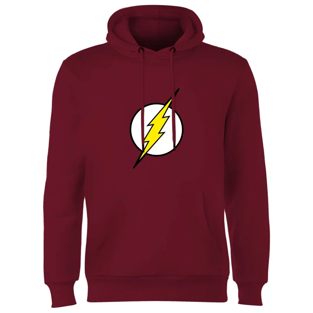 Justice League Flash Logo Hoodie - Burgundy - S Afbeelding 1