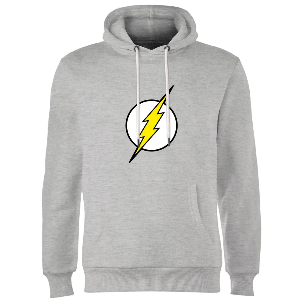 Justice League Flash Logo Hoodie - Grey - S Afbeelding 1