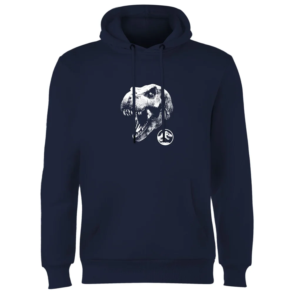 Jurassic Park T Rex Hoodie - Navy - S Afbeelding 1