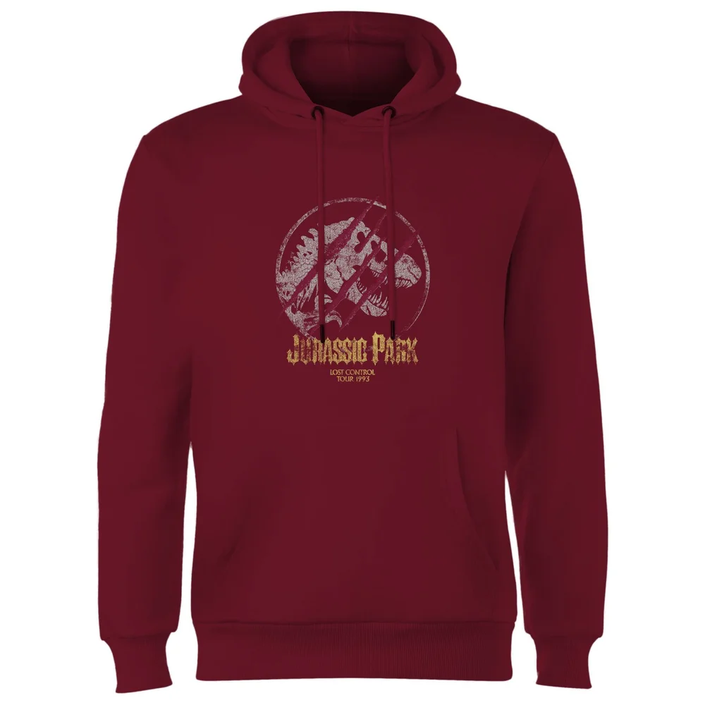 Jurassic Park Lost Control Hoodie - Burgundy - S Afbeelding 1