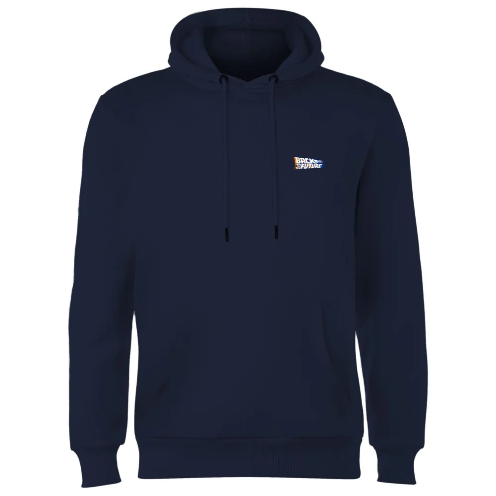 Back To The Future Hoodie - Navy - S Afbeelding 1