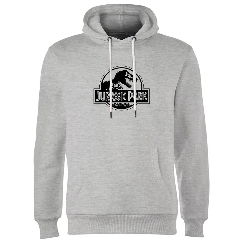 Jurassic Park Logo Hoodie - Grey - S Afbeelding 1