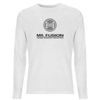 Back To The Future Mr Fusion Men's Long Sleeve T-Shirt - White - undefined undefined