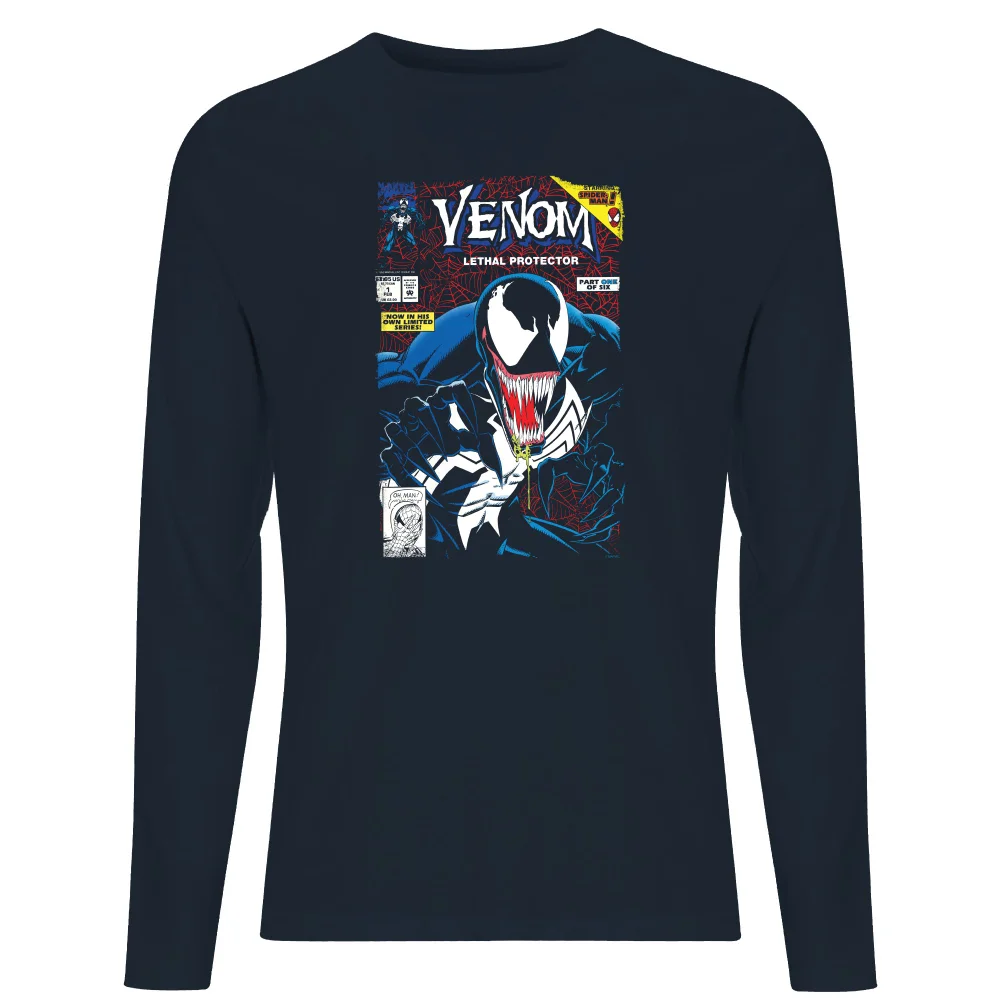 Venom Lethal Protector Men's Long Sleeve T-Shirt - Navy - S Afbeelding 1