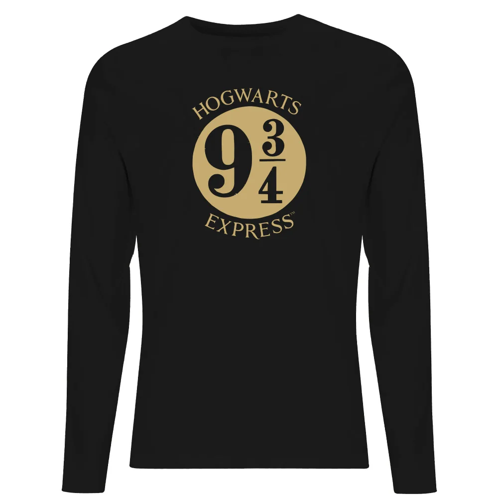 Harry Potter Platform Men's Long Sleeve T-Shirt - Black - S Afbeelding 1