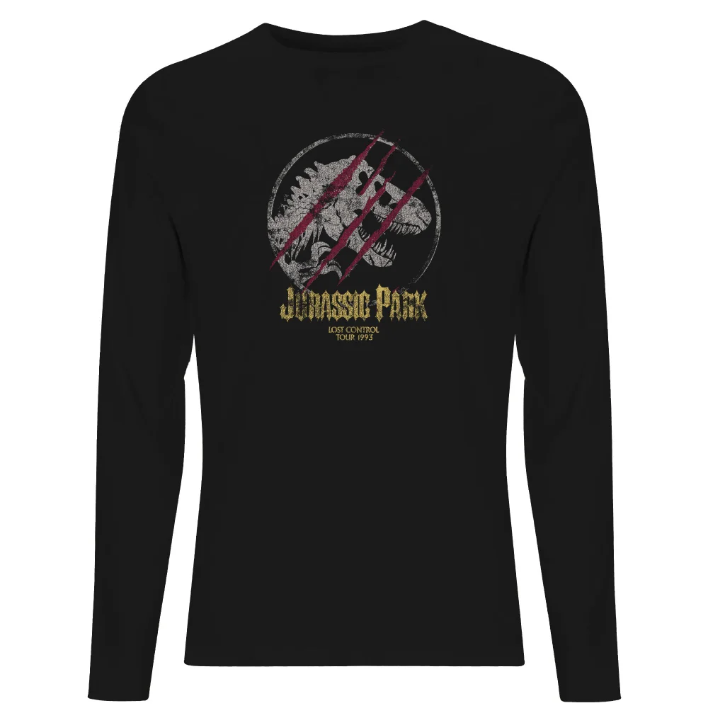 Jurassic Park Lost Control Men's Long Sleeve T-Shirt - Black - S Afbeelding 1