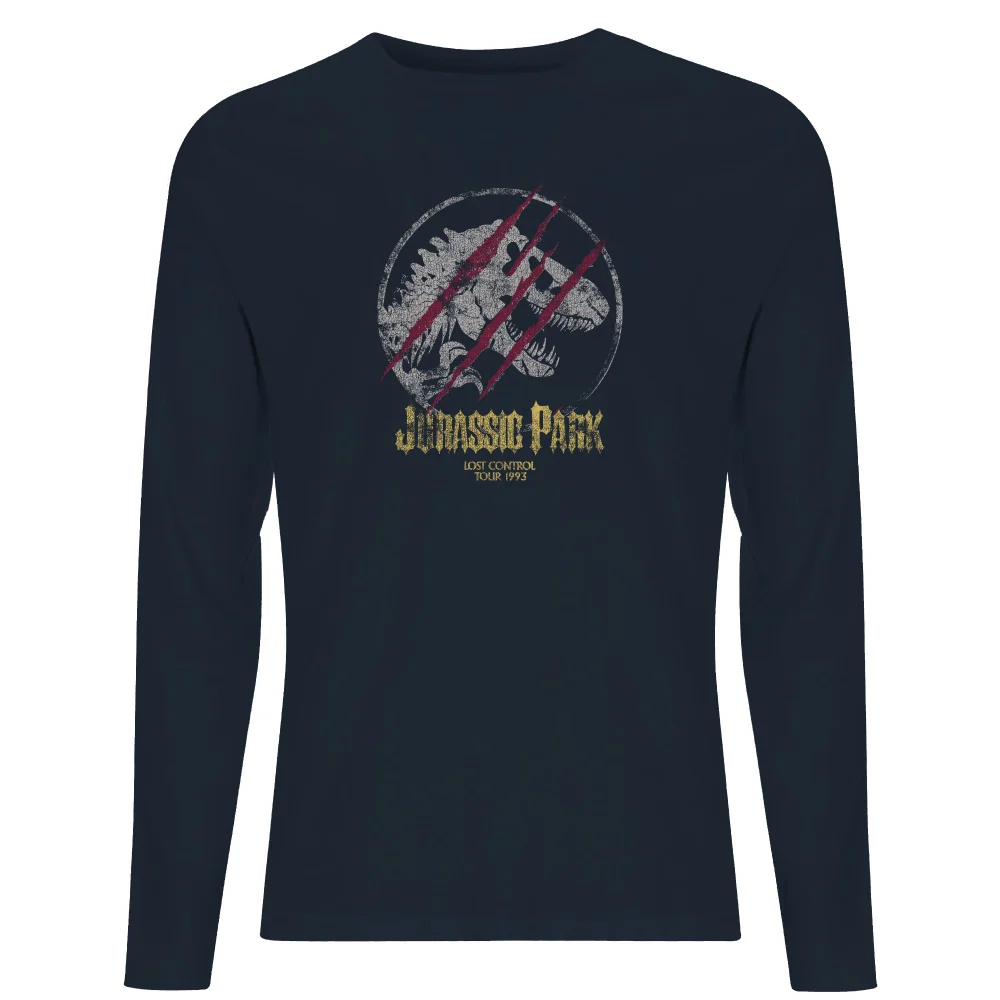 Jurassic Park Lost Control Men's Long Sleeve T-Shirt - Navy - S Afbeelding 1
