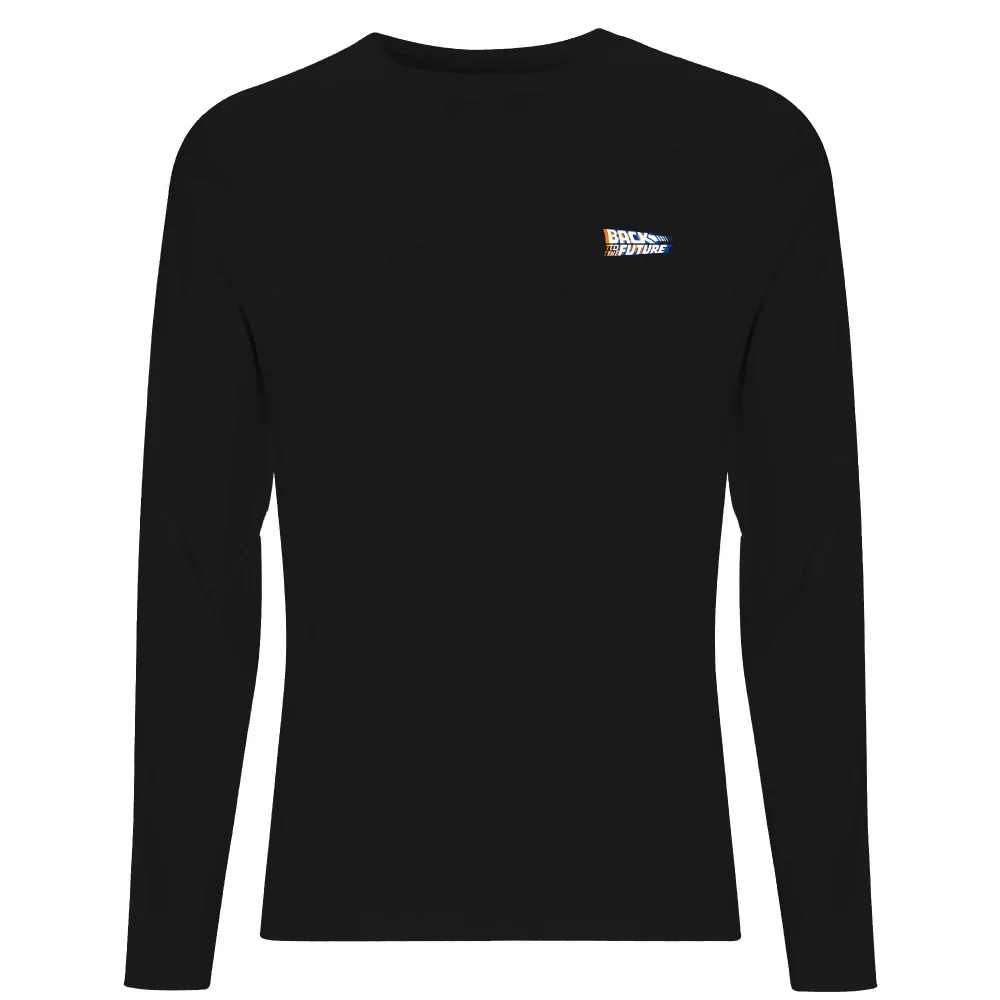 Back To The Future Men's Long Sleeve T-Shirt - Black - XS Afbeelding 1