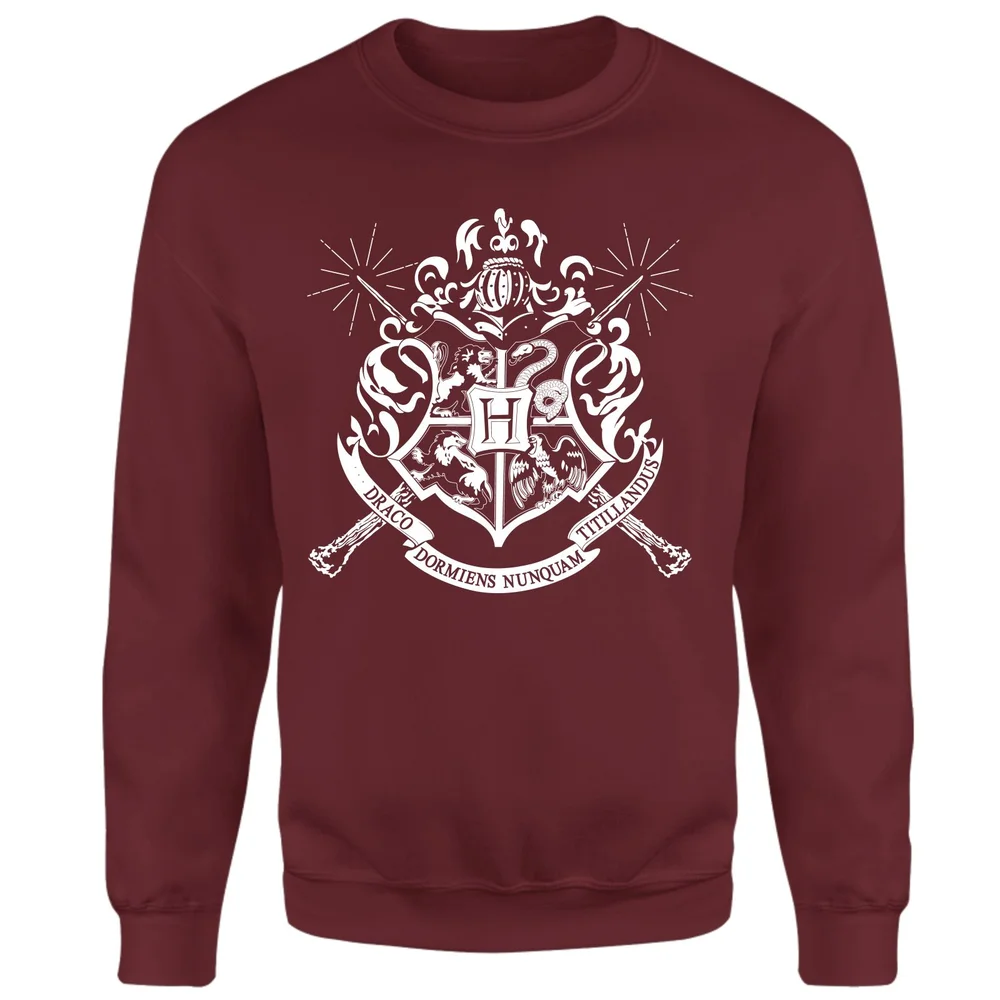 Harry Potter Hogwarts House Crest Sweatshirt - Burgundy - S Afbeelding 1