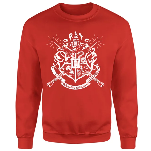 Harry Potter Hogwarts House Crest Sweatshirt - Red