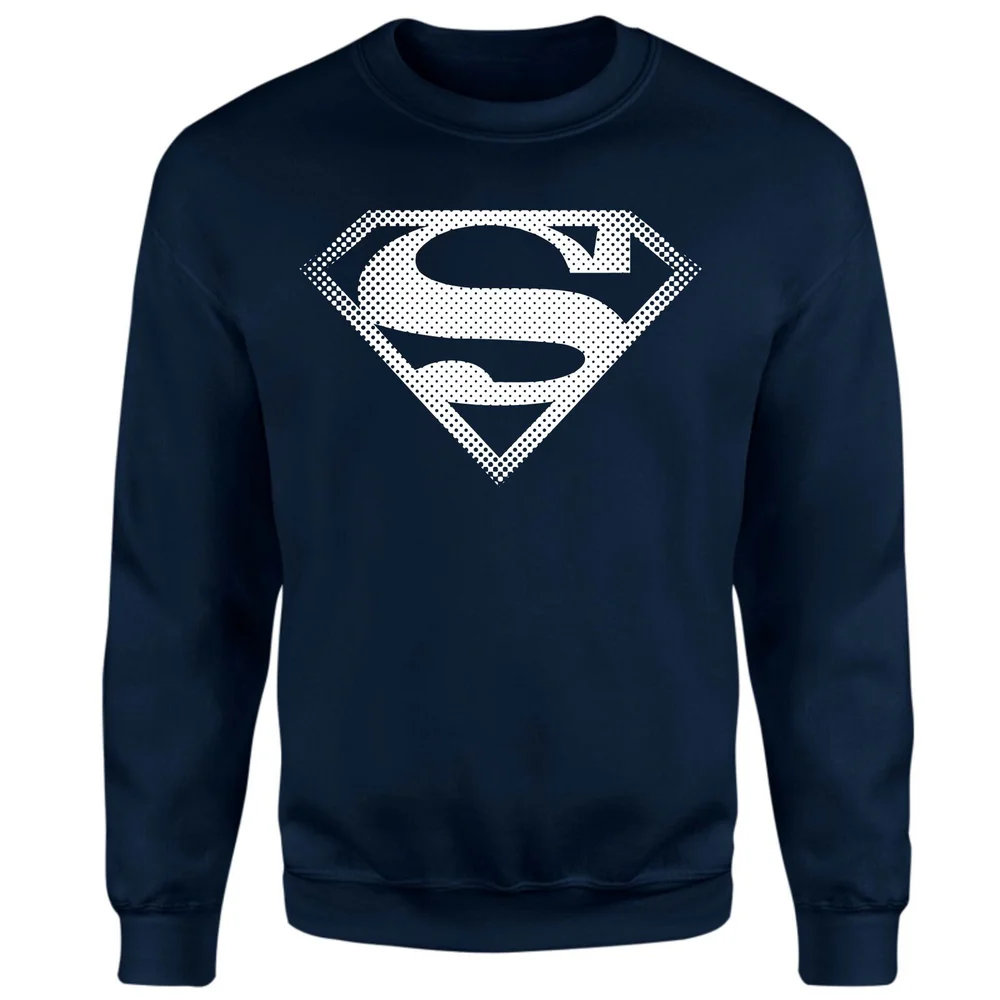 Superman Spot Logo Sweatshirt - Navy - XS Afbeelding 1