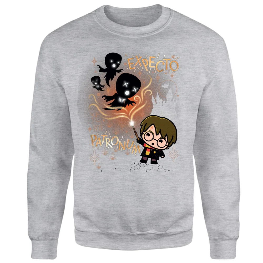 Harry Potter Kids Expecto Patronum Sweatshirt - Grey - S Afbeelding 1
