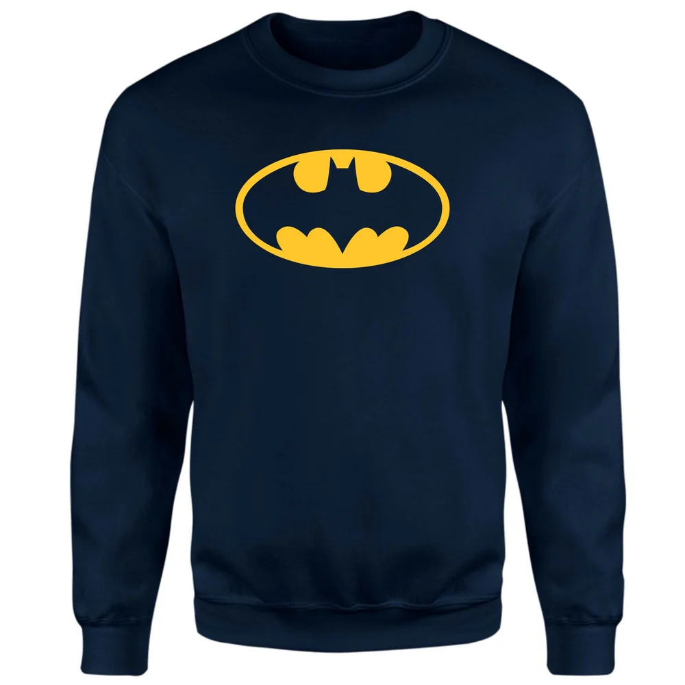 Justice League Batman Logo Sweatshirt - Navy - S Afbeelding 1