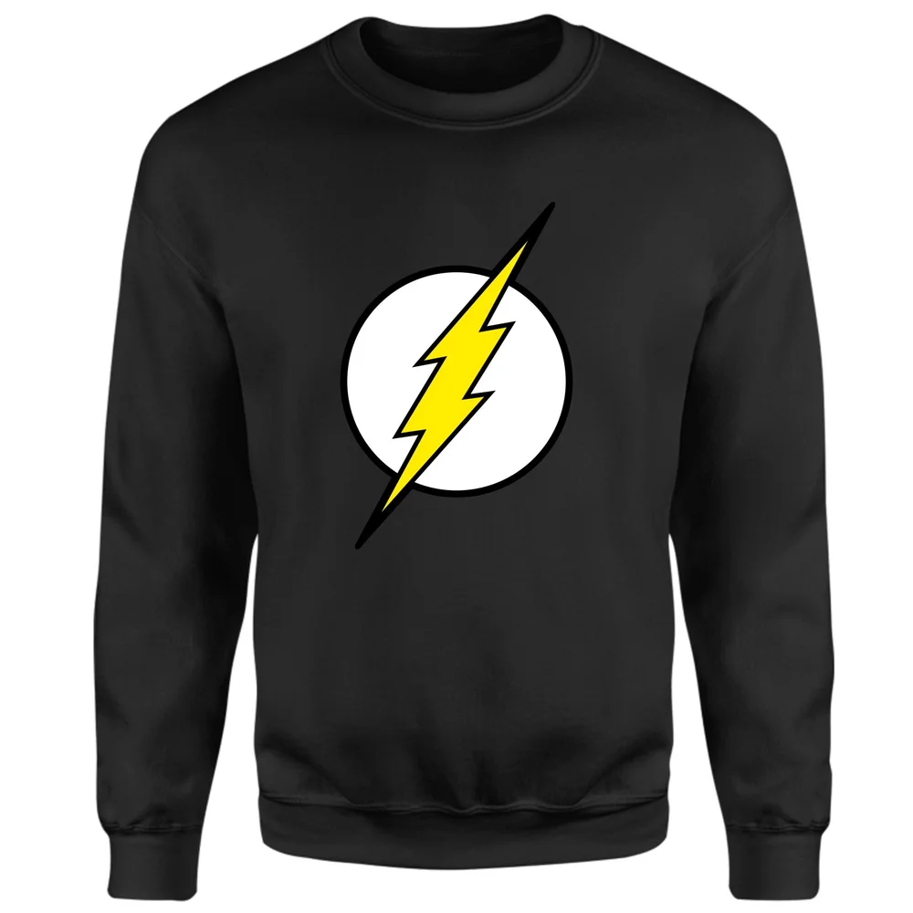 Justice League Flash Logo Sweatshirt - Black - S Afbeelding 1