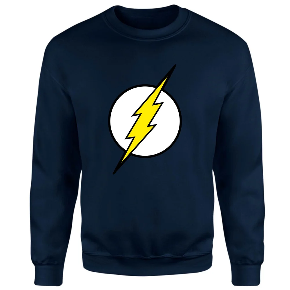 Justice League Flash Logo Sweatshirt - Navy - S Afbeelding 1