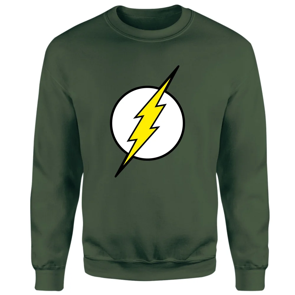 Justice League Flash Logo Sweatshirt - Green - S Afbeelding 1