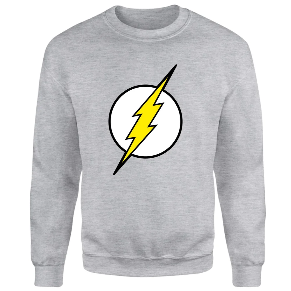 Justice League Flash Logo Sweatshirt - Grey - S Afbeelding 1