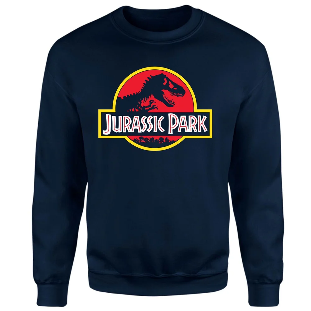 Jurassic Park Logo Sweatshirt - Navy - S Afbeelding 1