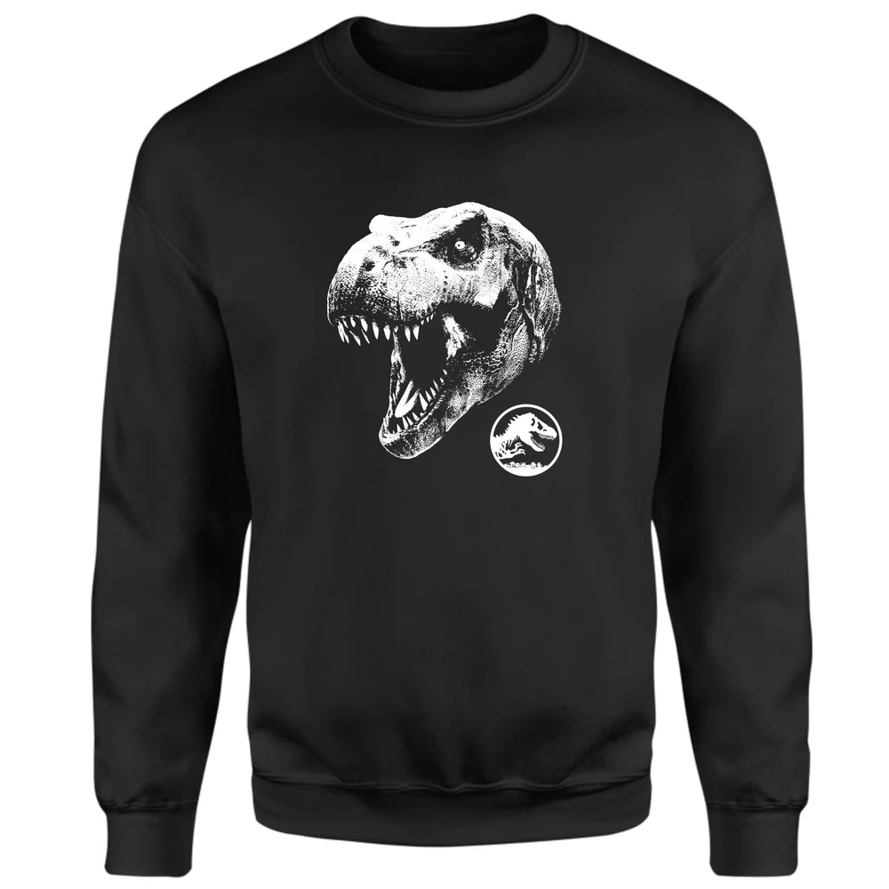 Jurassic Park T Rex Sweatshirt - Black - S Afbeelding 1