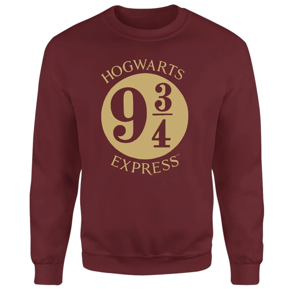 Harry Potter Platform Sweatshirt - Burgundy - S Afbeelding 1