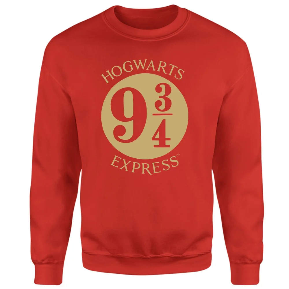 Harry Potter Platform Sweatshirt - Red - S Afbeelding 1