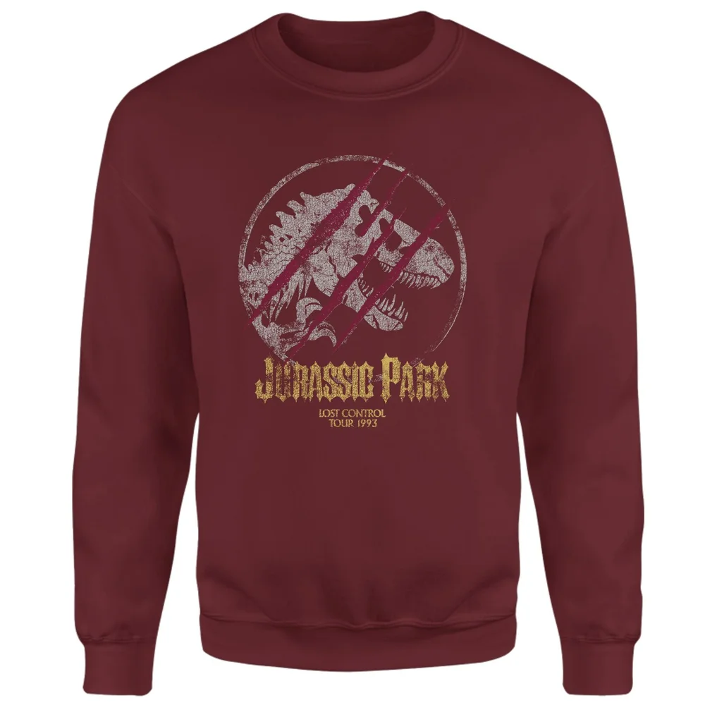 Jurassic Park Lost Control Sweatshirt - Burgundy - S Afbeelding 1