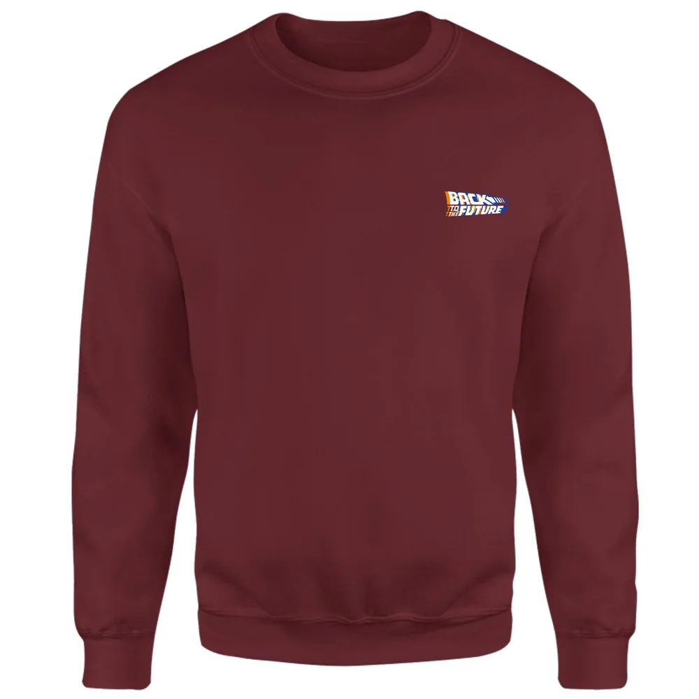 Back To The Future Sweatshirt - Burgundy - XS Afbeelding 1