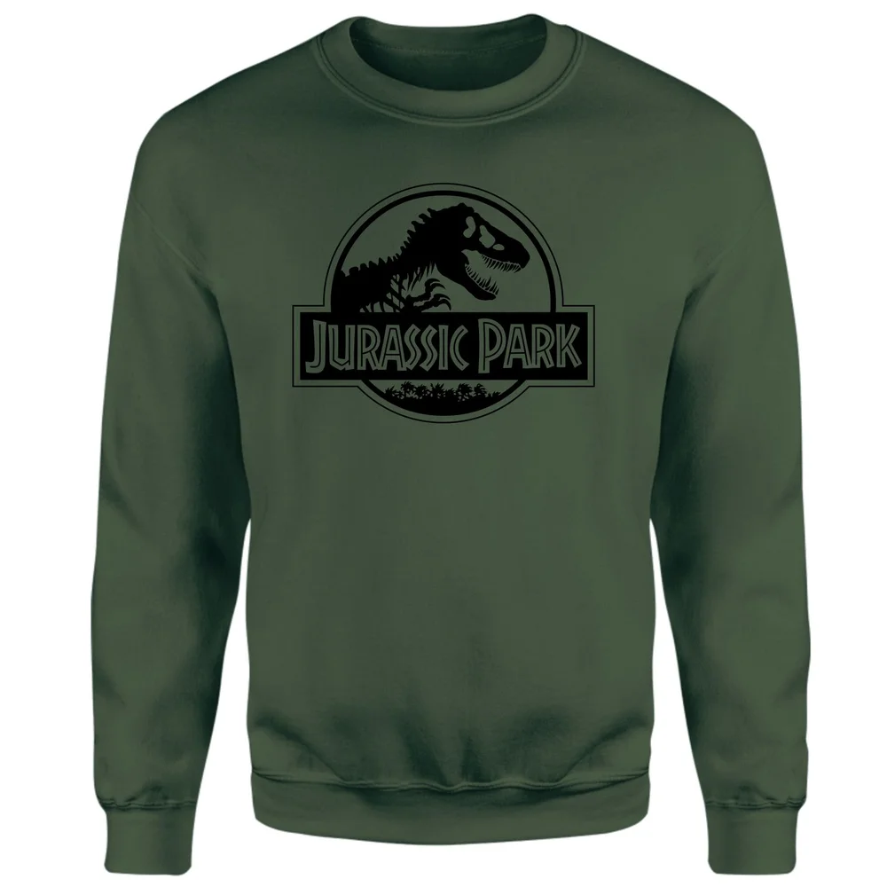 Jurassic Park Logo Sweatshirt - Green - S Afbeelding 1