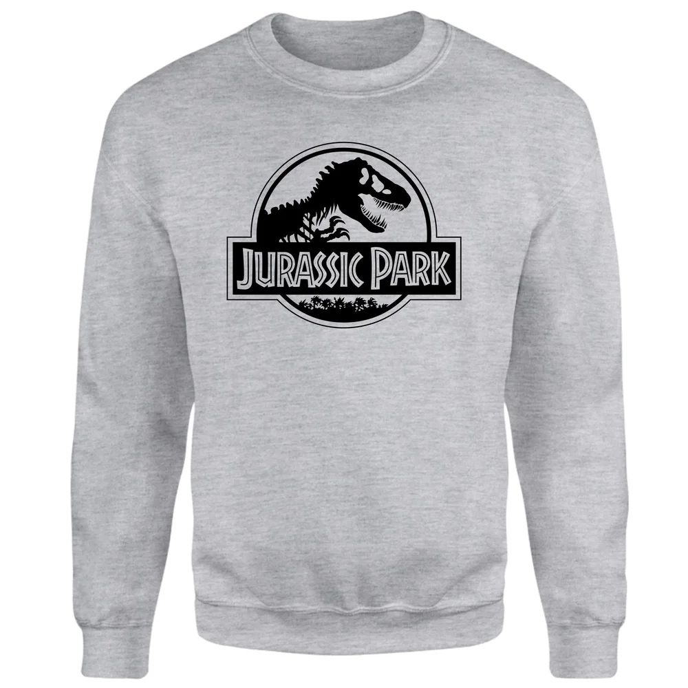 Jurassic Park Logo Sweatshirt - Grey - S Afbeelding 1
