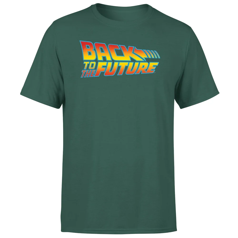 Back To The Future Classic Logo Men's T-Shirt - Green - S Afbeelding 1