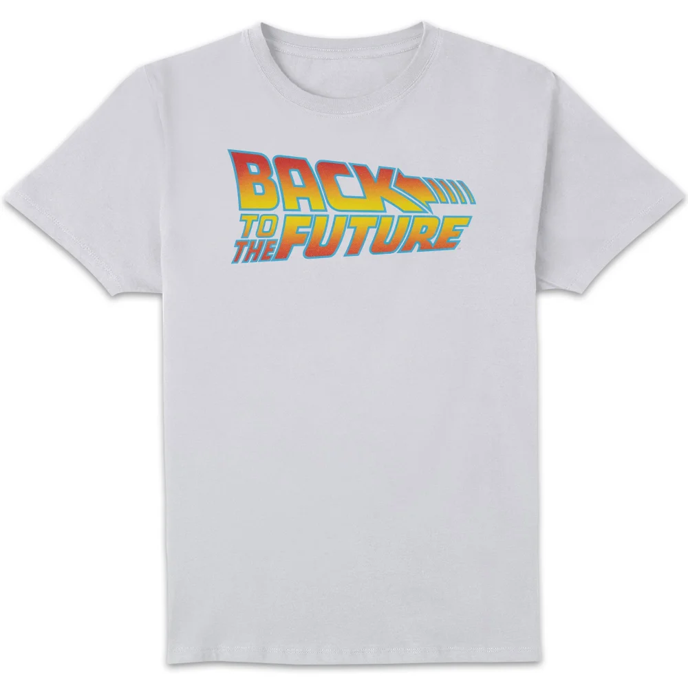 Back To The Future Classic Logo Men's T-Shirt - White - S Afbeelding 1