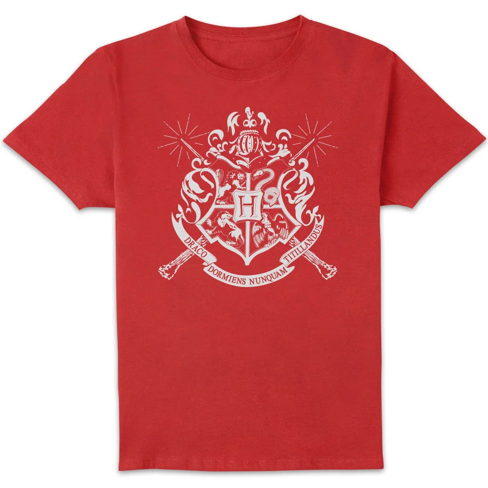Harry Potter Hogwarts House Crest Men's T-Shirt - Red - S Afbeelding 1