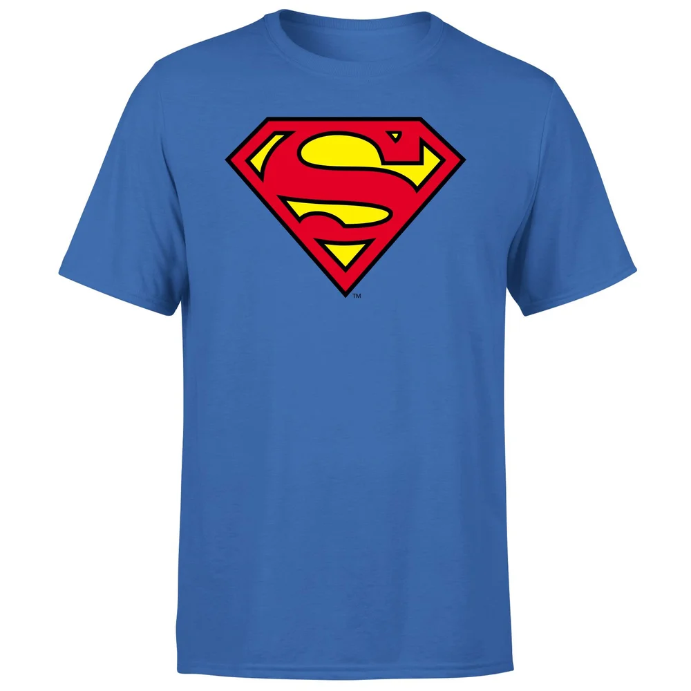 Official Superman Shield Men's T-Shirt - Blue - S Afbeelding 1